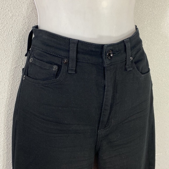 Rag & Bone Black High Waist Flare Jeans 27x30 - Picture 7 of 12